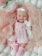 Image of Reborn Baby Dolls Miniature Babies 7 Inch Silicone Full Body Reborn