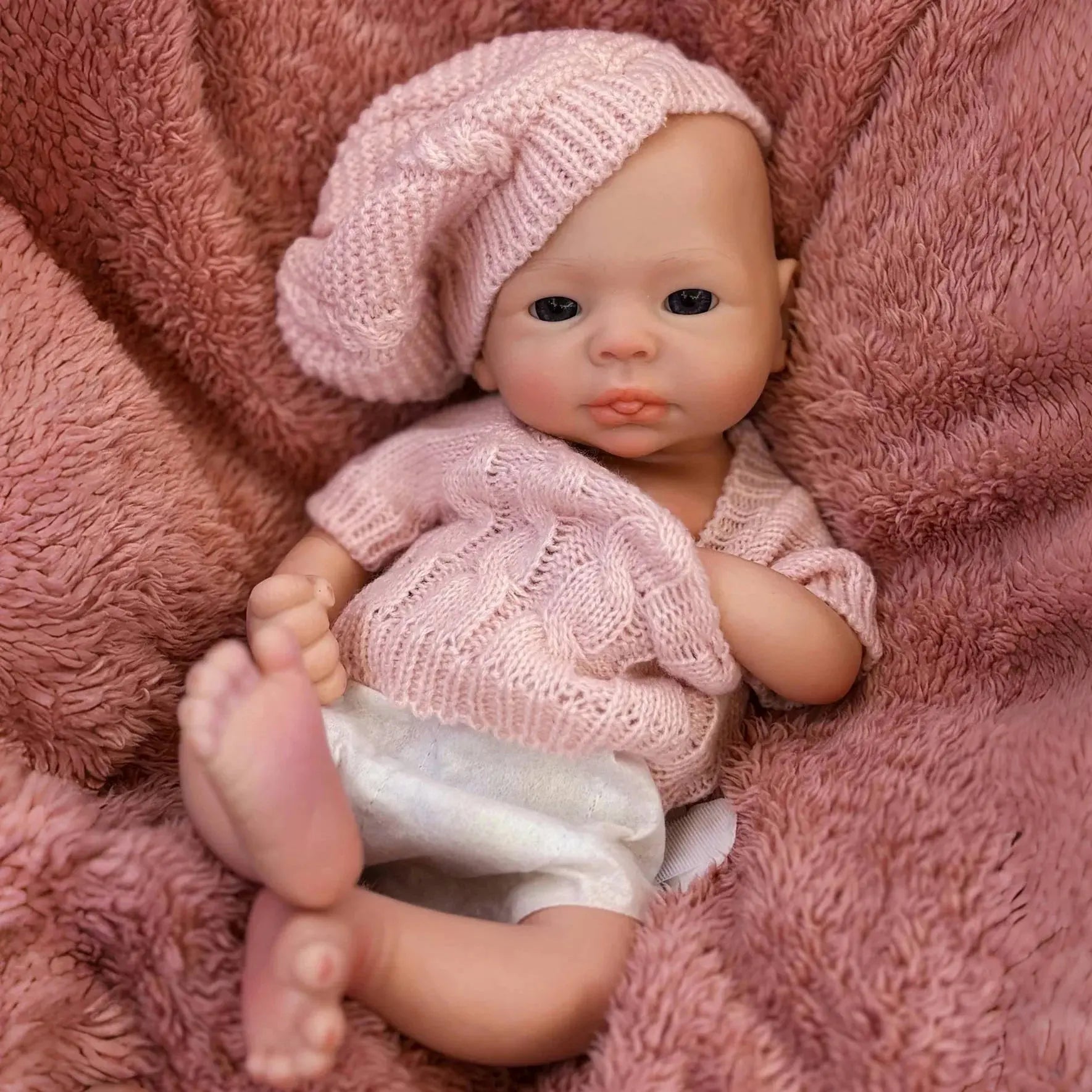 Image of Reborn Baby Dolls 13Inch Painted Reborn Baby Dolls Cute Girl Whole