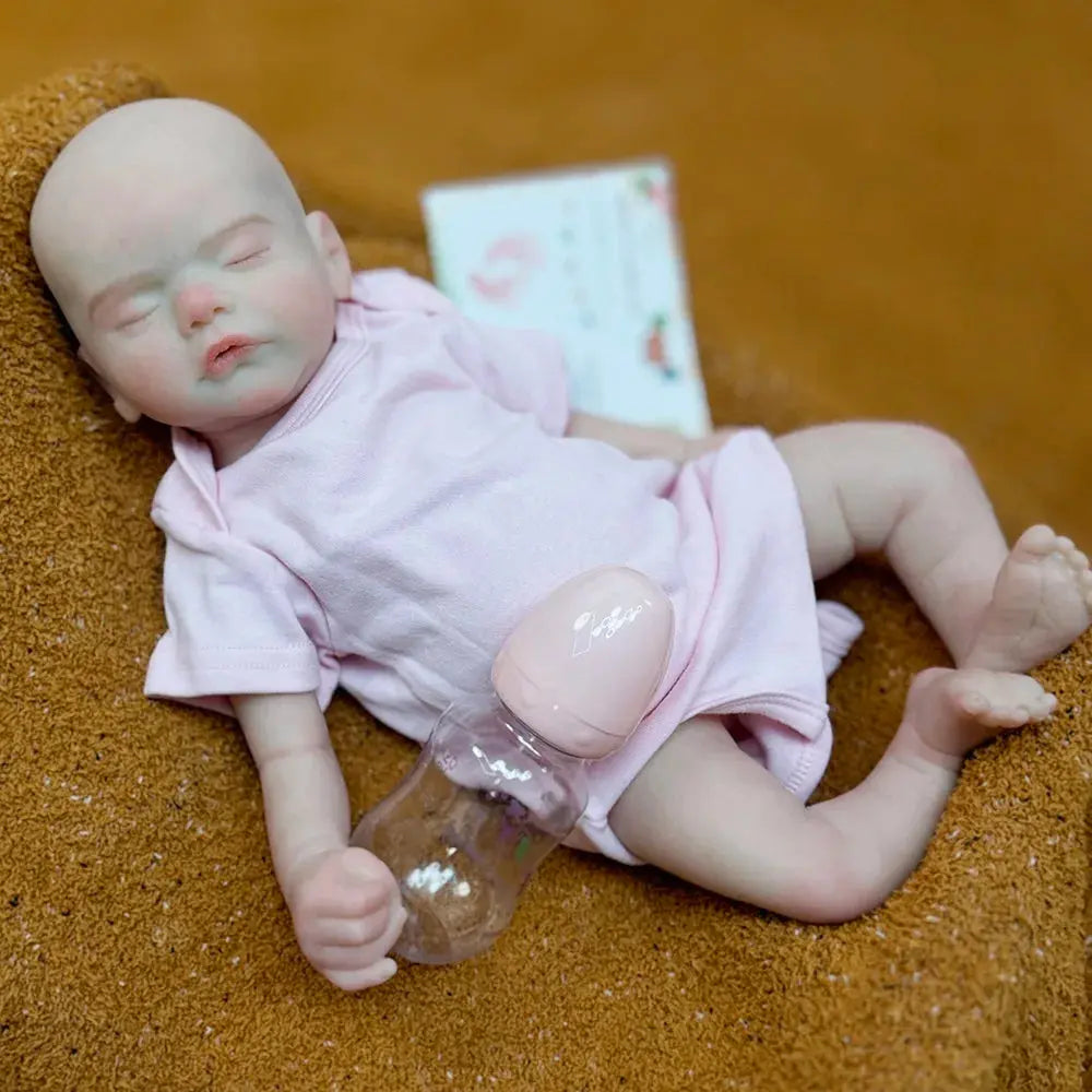 Image of Reborn Baby Dolls Can Open Mouth 45Cm Twins Sam Reborn Baby Girl And
