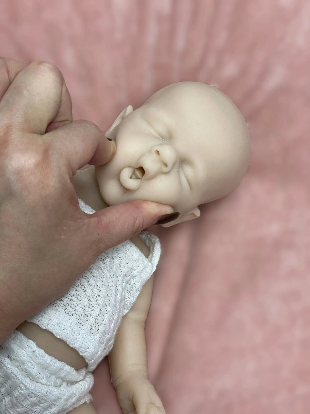Image of Reborn Baby Dolls 33Cm Open Mount Reborn Dolls Unpainted Loulou Full