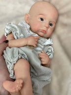 Image of Reborn Baby Dolls 33Cm Painted Cameron Solid Silicone Bebe Reborn