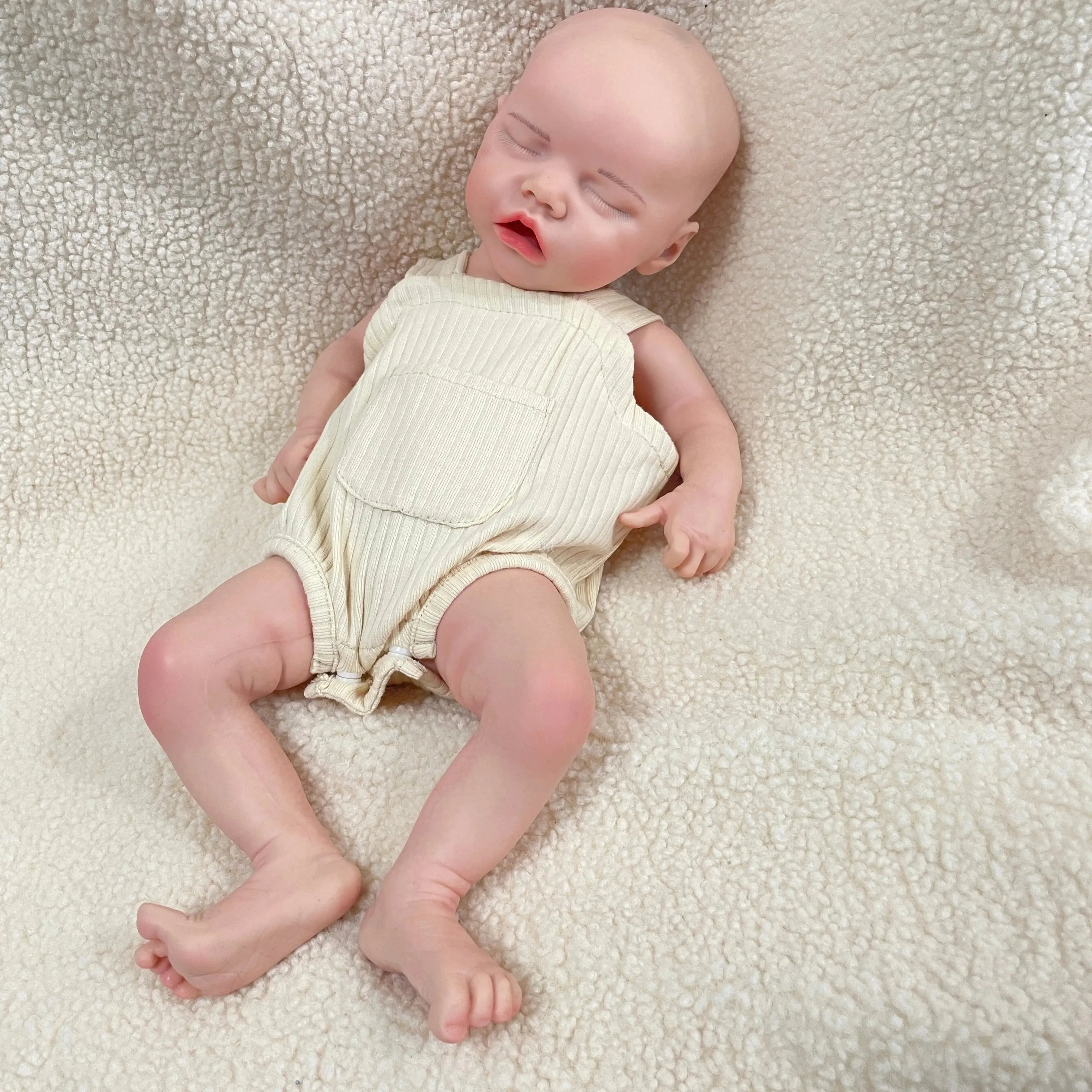 Image of Reborn Baby Dolls 18-Inch Artificial Silicone Reborn Baby Doll –