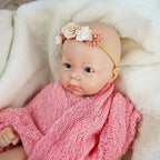 Image of Reborn Baby Dolls 17 Inch Full Platinum Silicone Reborn Baby Doll