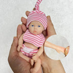 Image of Reborn Baby Dolls 6Inch /15Cm Mini Adorable Whole Solid Silicone