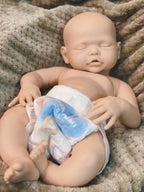 Image of Reborn Baby Dolls Can Open Mouth 17Inch Washable Close Eyes Full Body