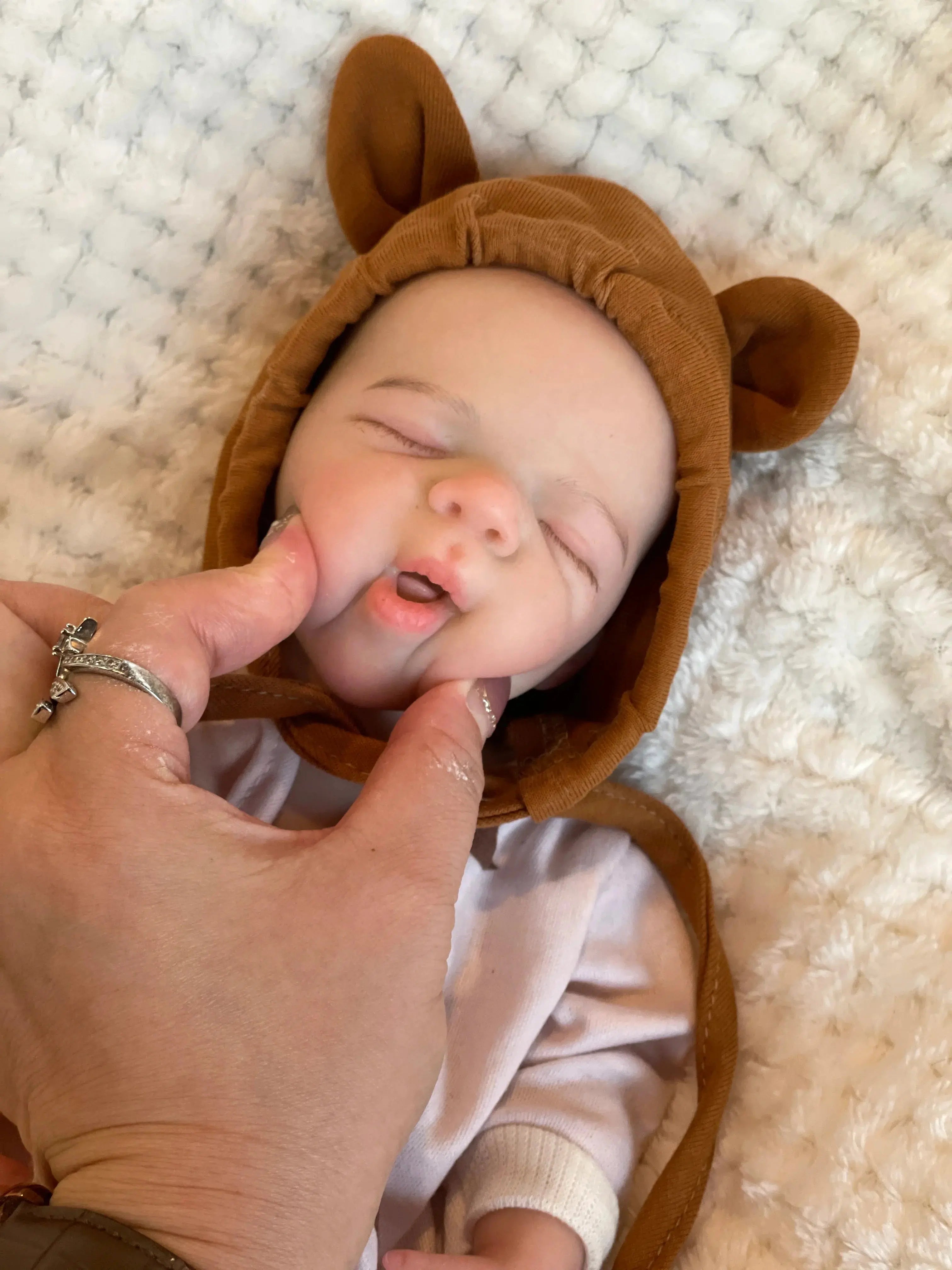 Image of Reborn Baby Dolls 13Inch Open Mouth Pascale Reborn Dolls Full Body