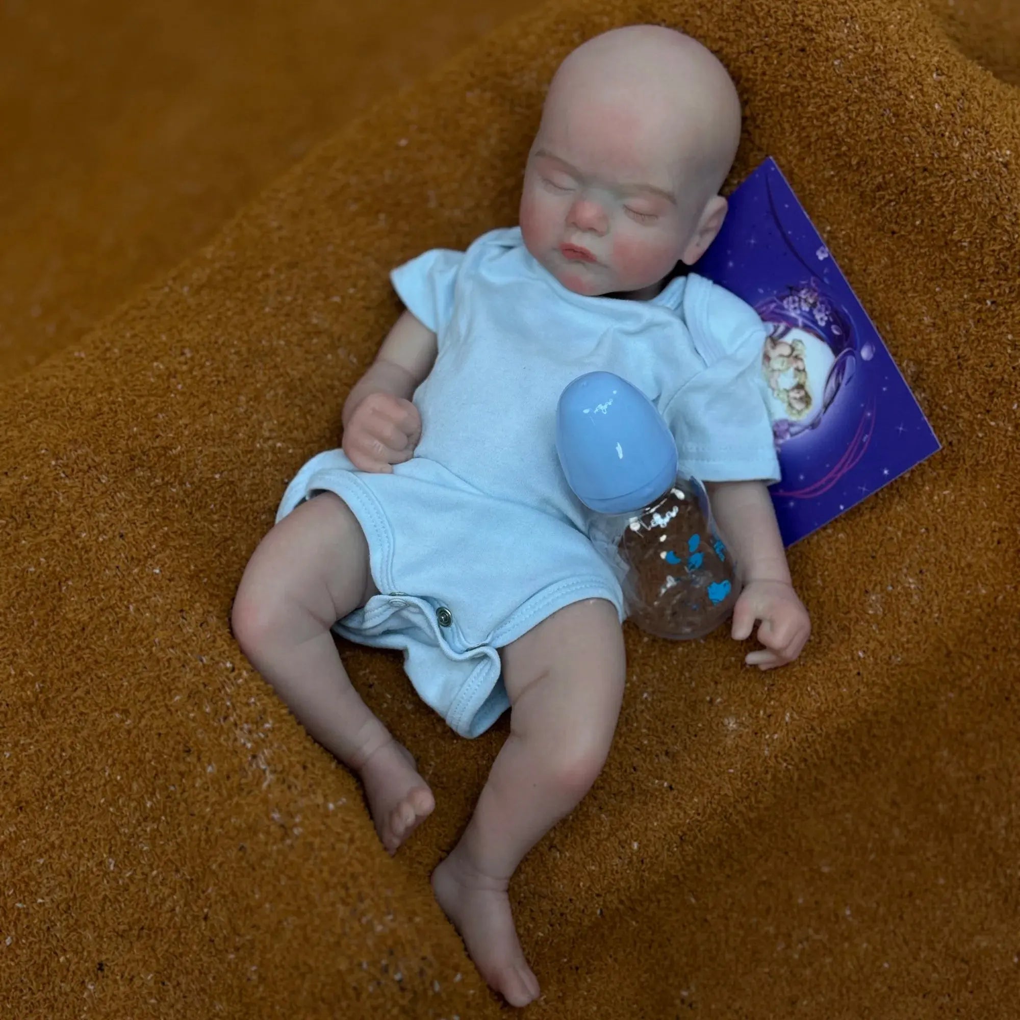 Image of Reborn Baby Dolls Can Open Mouth 45Cm Twins Sam Reborn Baby Girl And