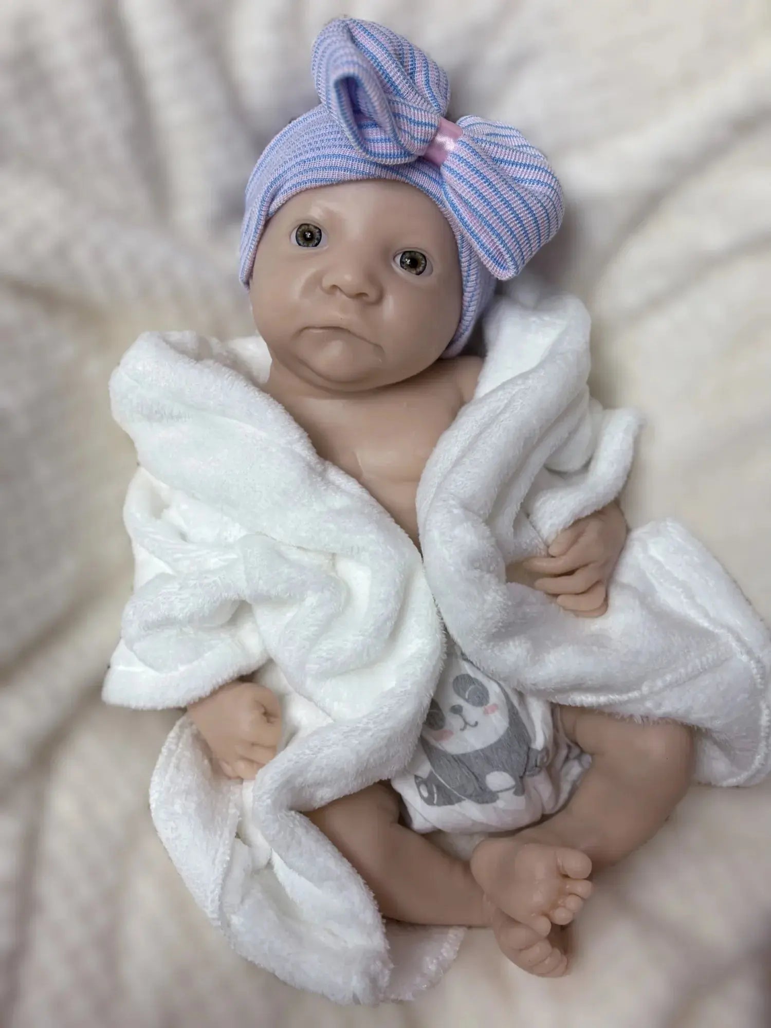 Image of Reborn Baby Dolls 17Inch  Lebi Boy Bebê Unpainted Reborn Baby Doll