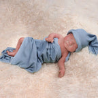 Image of Reborn Baby Dolls Pink Skin Unpaited 18'' Boy Full Body Silicone