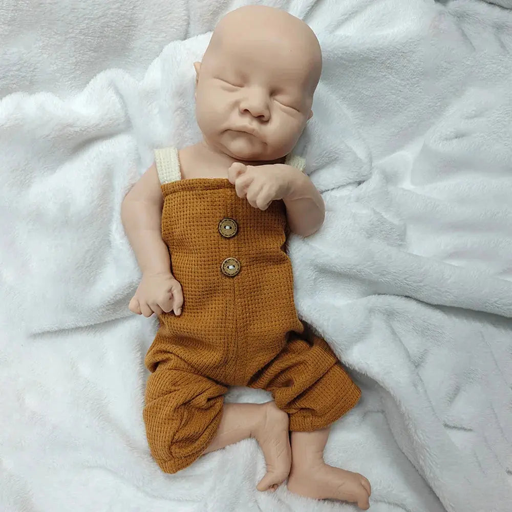 Image of Reborn Baby Dolls Unpainted/Painted 18" Full Solid Silicone Reborn