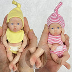 Image of Reborn Baby Dolls 6Inch /15Cm Mini Adorable Whole Solid Silicone