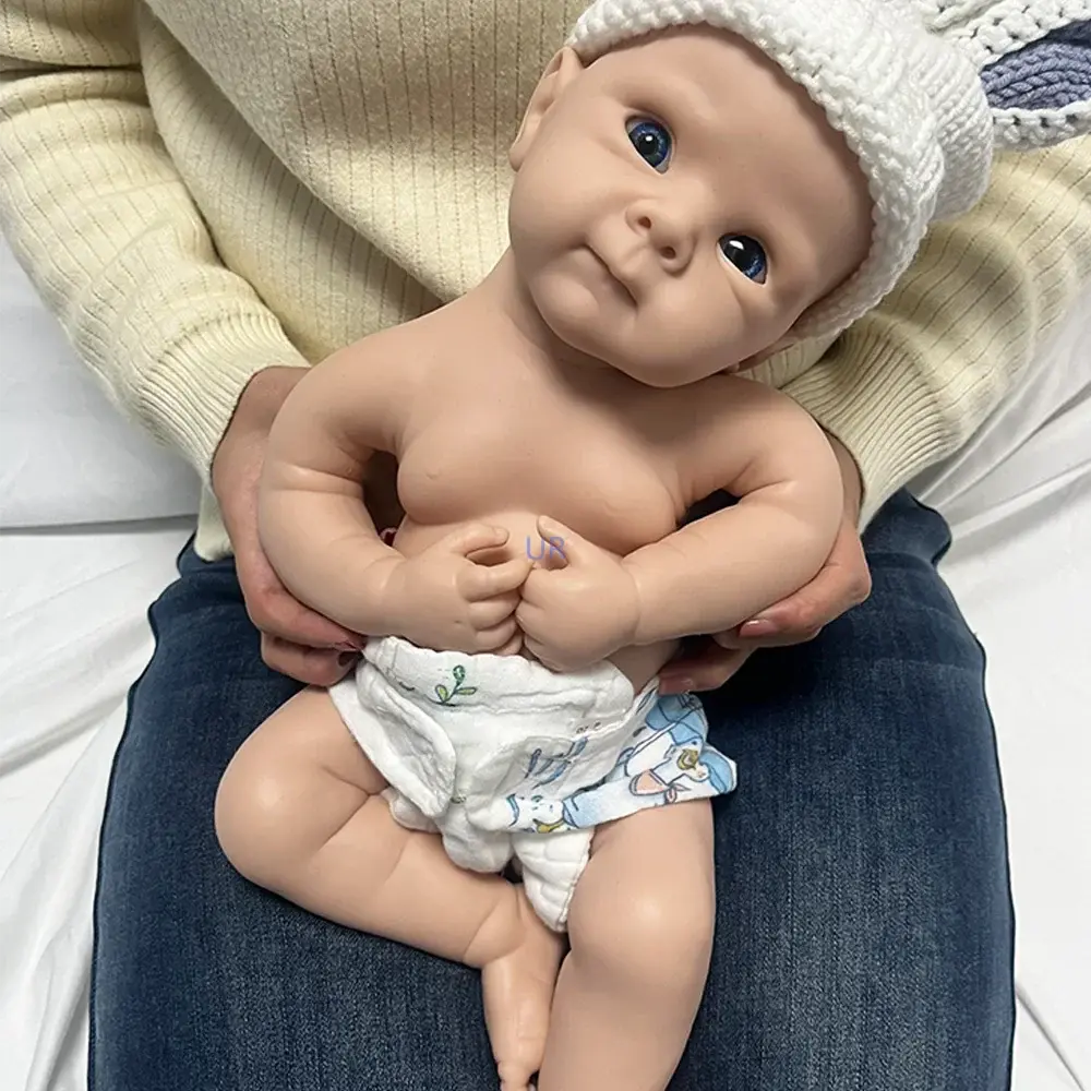 Image of Reborn Baby Dolls Cute 19-Inch Full-Body Silicone Reborn Baby Doll –