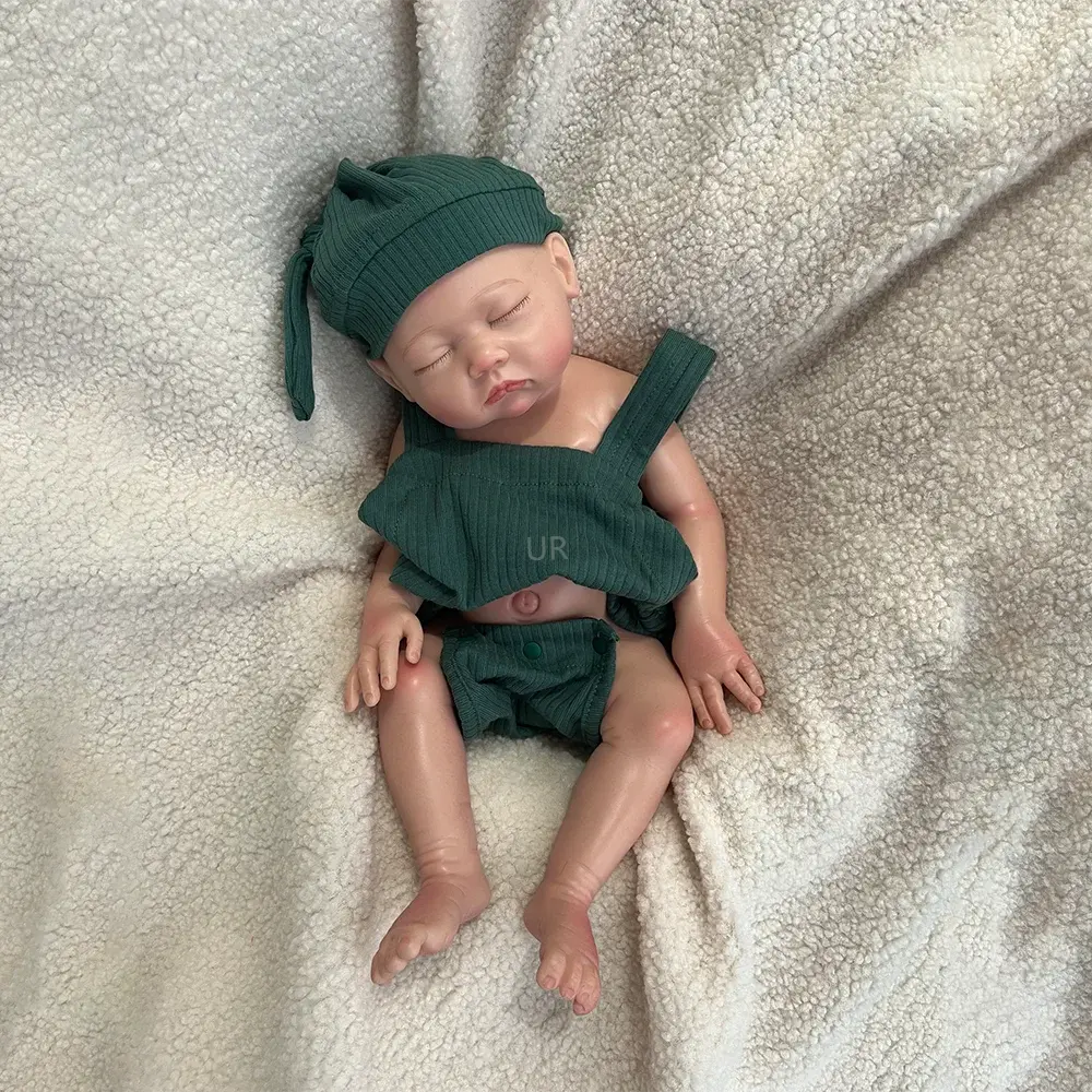 Image of Reborn Baby Dolls 18" Silicone Reborn Baby Dolls Girl Perfect Kids