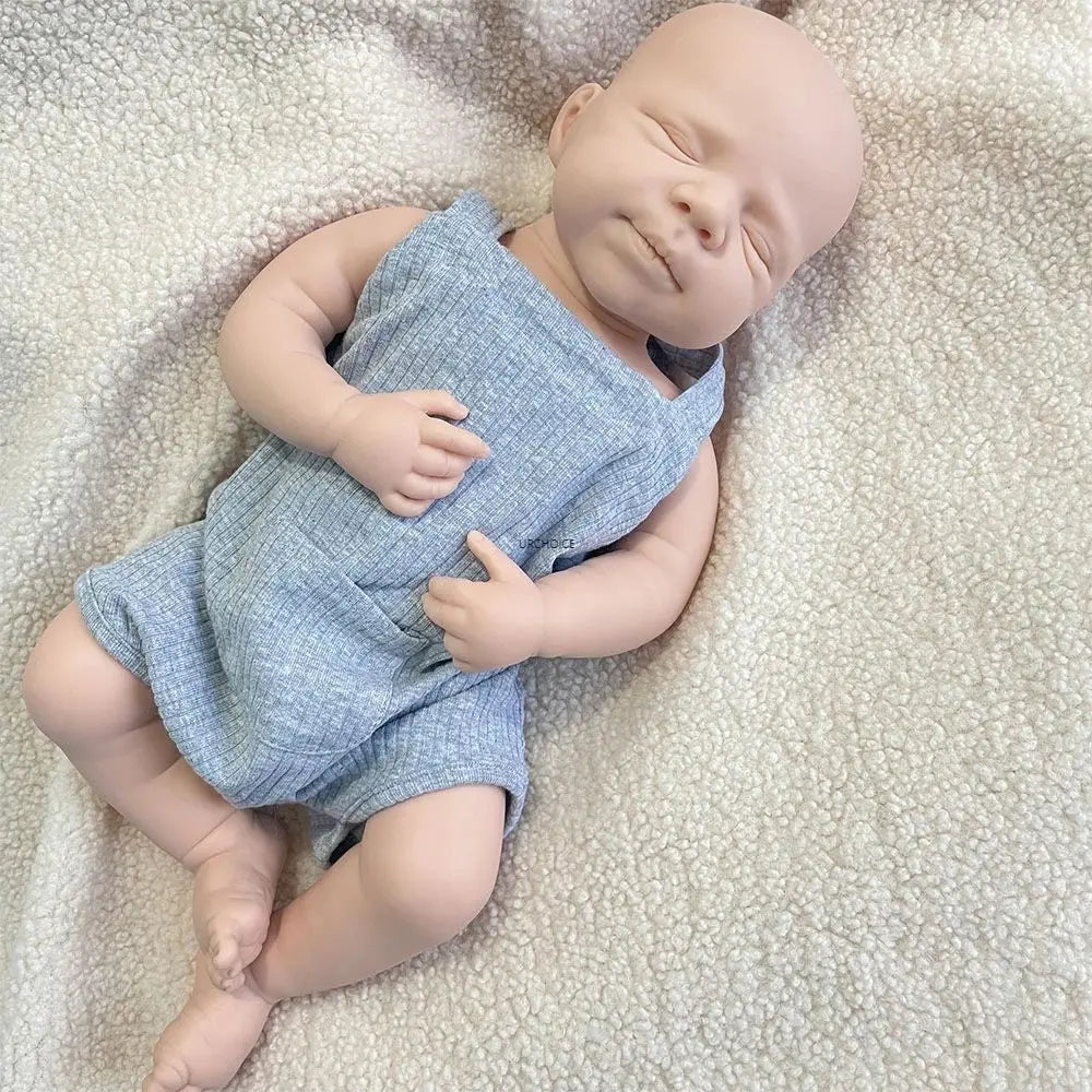 Image of Reborn Baby Dolls 18 Inch Unpainted Realistic Silicone Reborn Baby