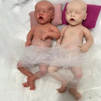 Image of Reborn Baby Dolls Authentic 17" African American Reborn Baby Doll