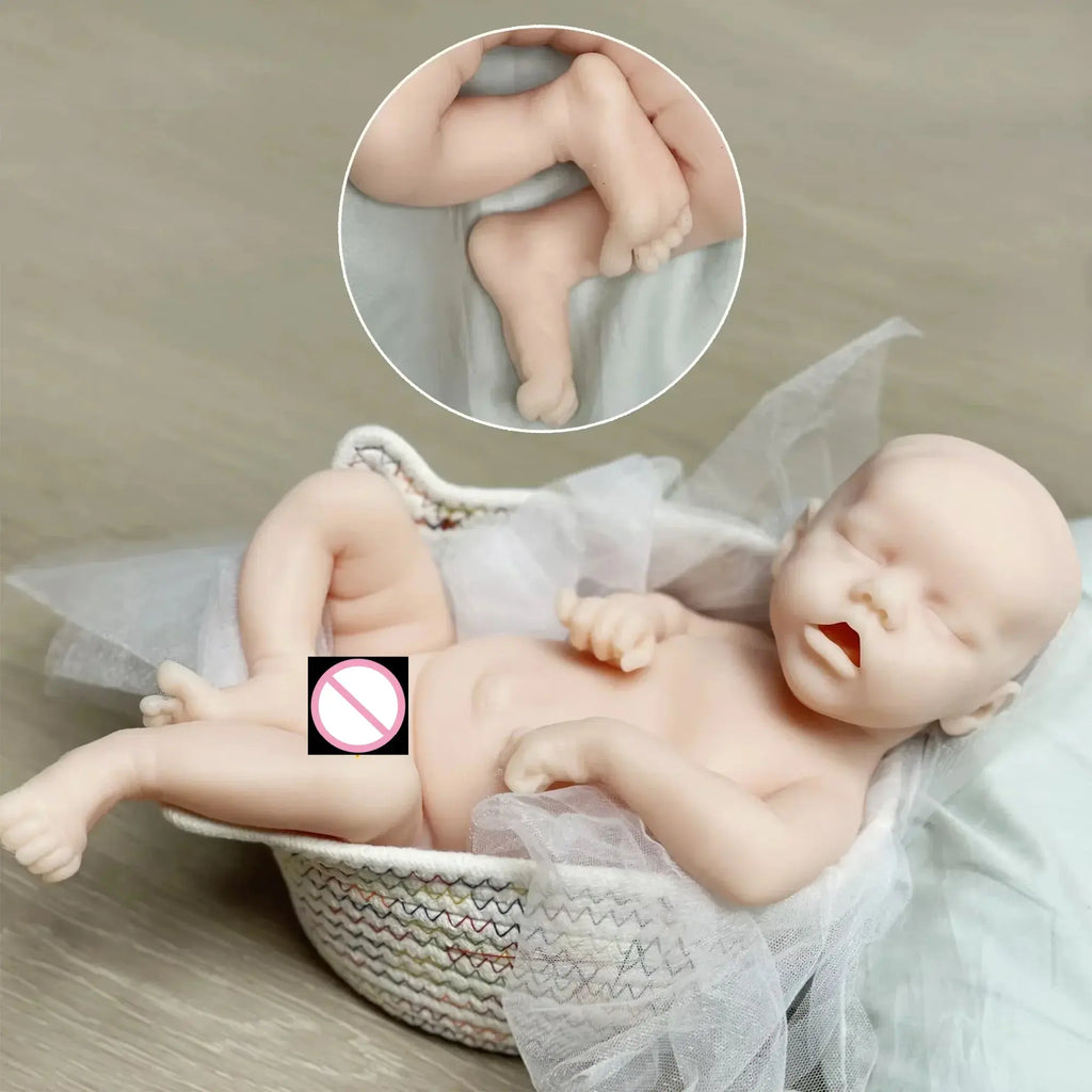 Image of Reborn Baby Dolls 40-45Cm Twins Full Body Solid Silicone Bebe Reborn