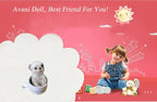 Image of Reborn Baby Dolls 5’’ Avani Doll Cute Silicone Baby Puppy Full Body