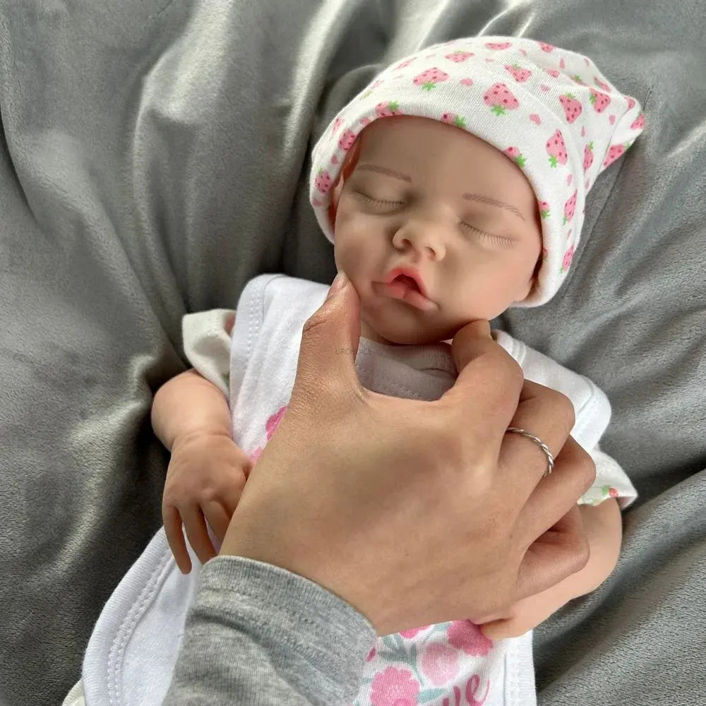 Image of Reborn Baby Dolls Diy Unpainted Realistic Silicone Reborn Baby Girl