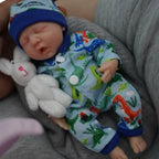 Image of Reborn Baby Dolls 7" Girl Micro Preemie Full Body Silicone Baby Doll
