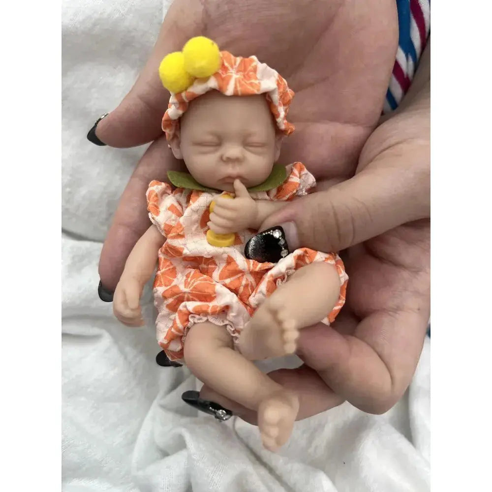 Image of Reborn Baby Dolls 6 Inch Reborn Baby Doll Realistic Miniature