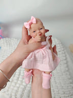 Image of Reborn Baby Dolls Miniature Babies 7 Inch Silicone Full Body Reborn
