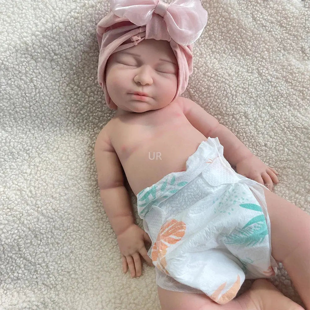 Image of Reborn Baby Dolls 55Cm Silicone Reborn Baby Doll Lifelike Girl With