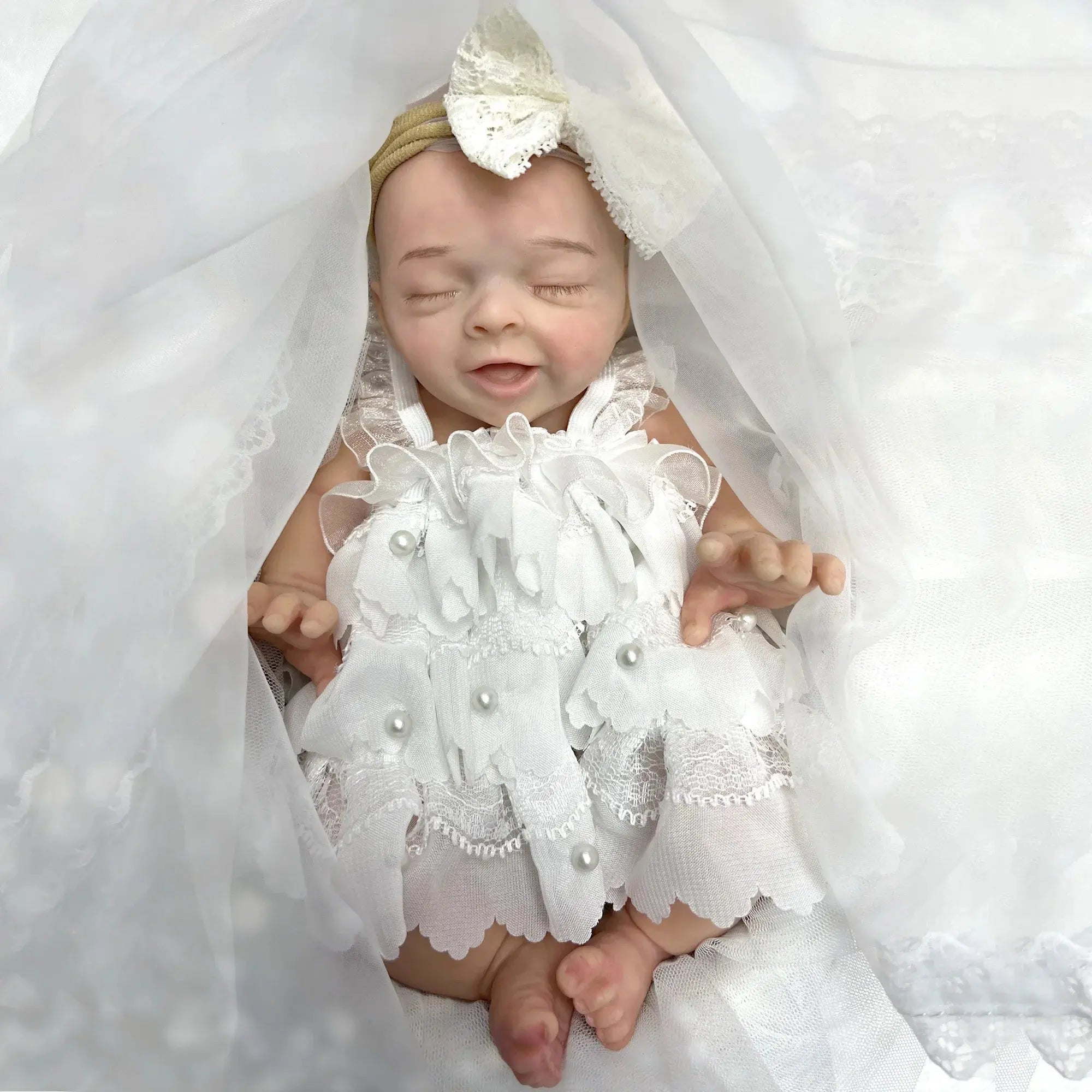 Image of Reborn Baby Dolls 25Cm Soft Solid Silicone Salia Bebe Reborn Girl