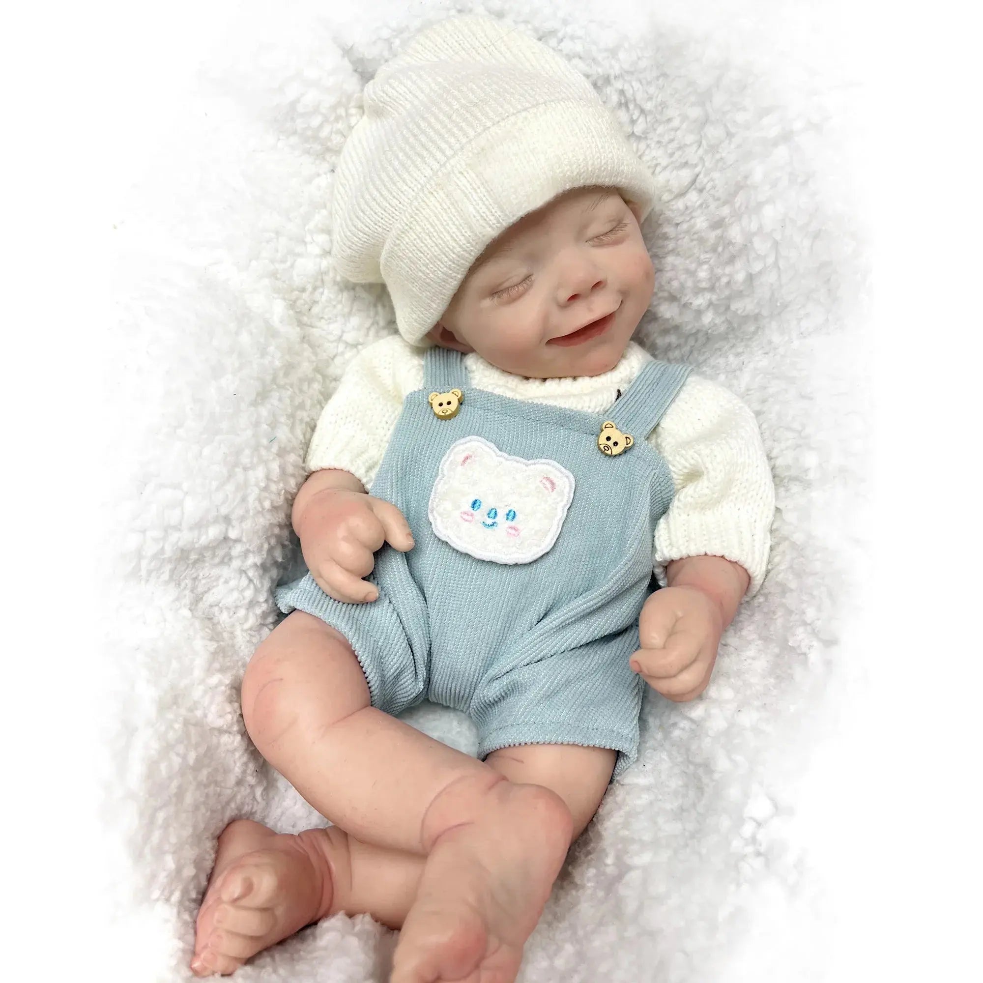 Image of Reborn Baby Dolls 42Cm April Whole Body Solid Silicone Bebe Reborn