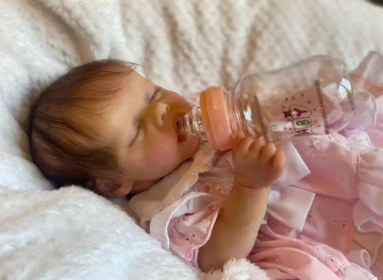 Image of Reborn Baby Dolls 18Inch Twins A Solid Silicone Bebe Reborn Girl With