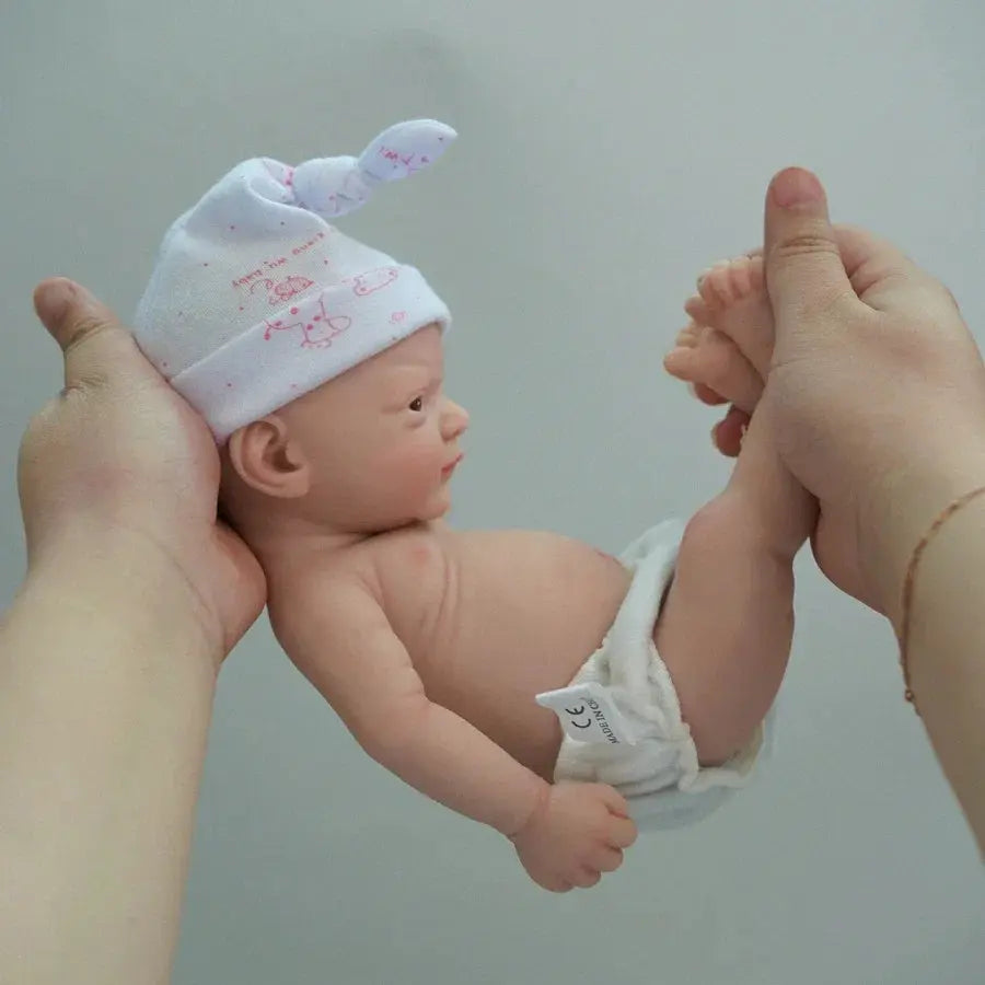 Image of Reborn Baby Dolls 12" Micro Preemie Full Body Silicone Baby Doll Girl