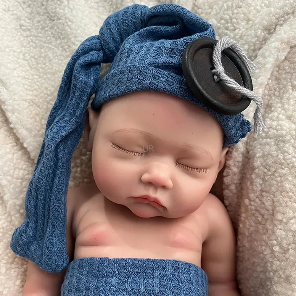 Image of Reborn Baby Dolls 18" Silicone Reborn Baby Dolls Girl Perfect Kids