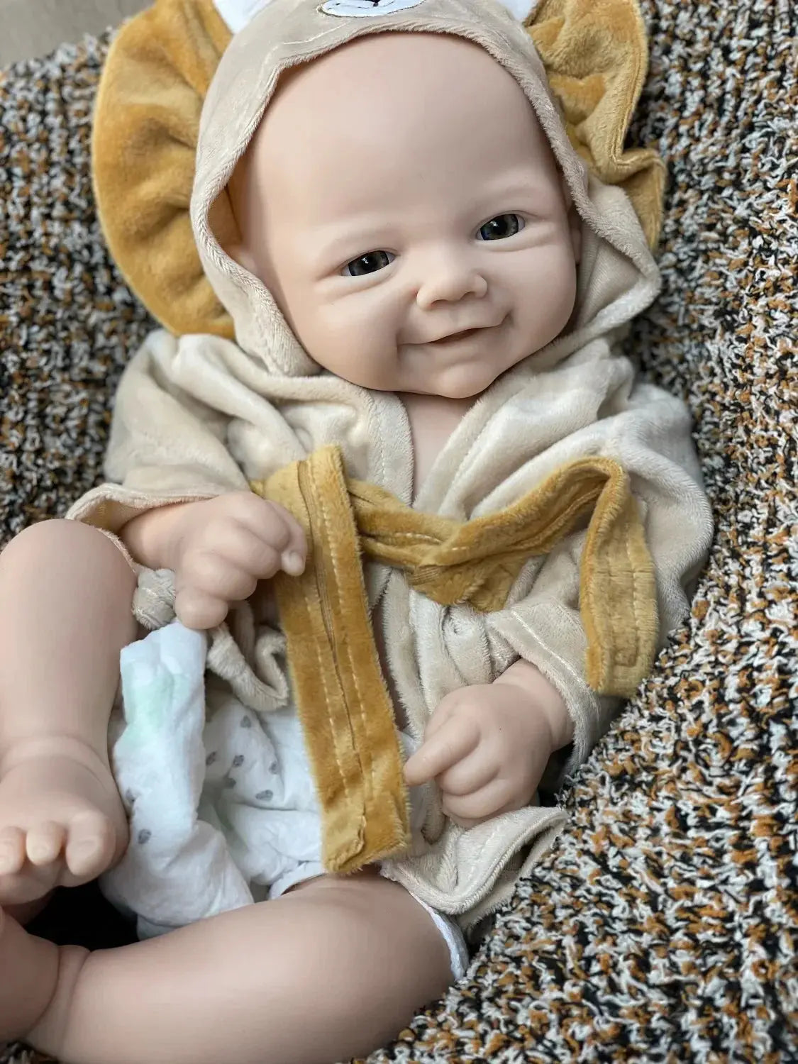 Image of Reborn Baby Dolls 18Inch/2 Styles Unpained Vivienne Full Body Solid