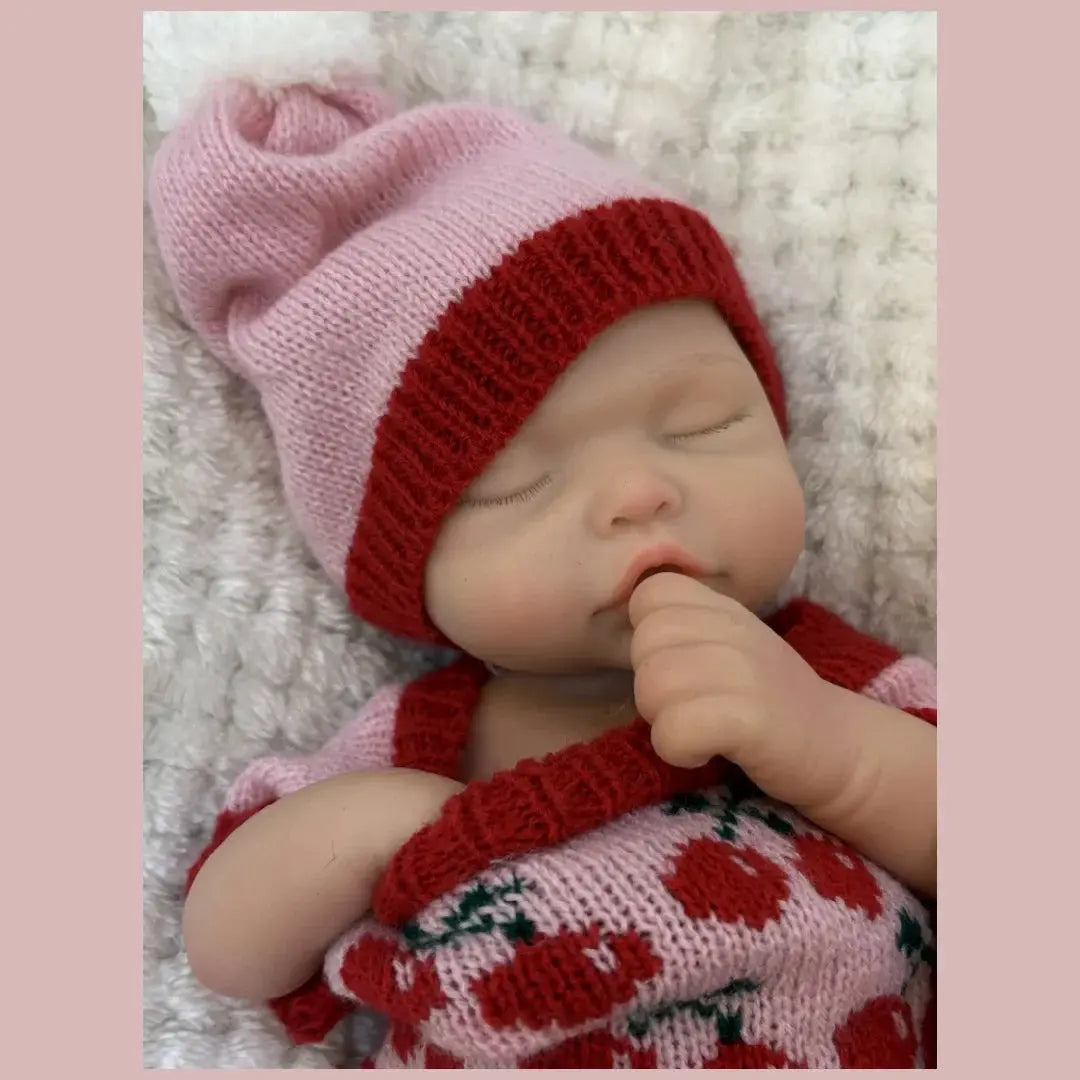 Image of Reborn Baby Dolls 13Inch Silicone Bebe Can Open Mouth Full Solid