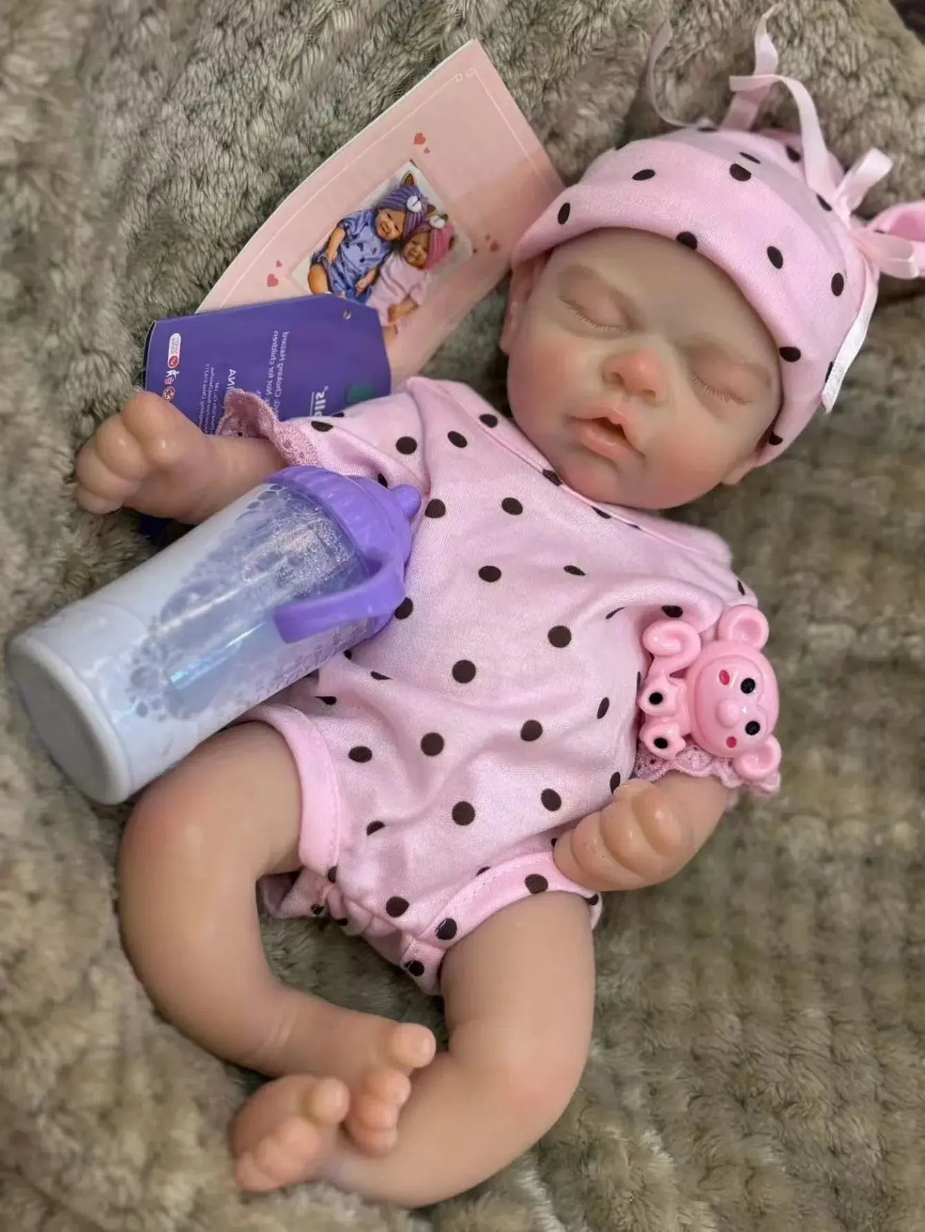 Image of Reborn Baby Dolls 13 Inch Full Silicone Reborn Doll Girl Handmade