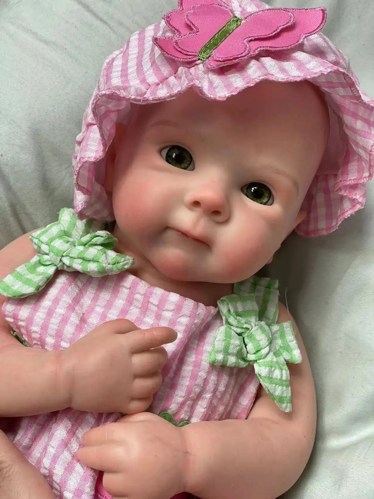 Image of Reborn Baby Dolls 18Inch Can Open Mouth Solid Silicone Bebe Reborn