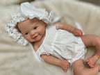 Image of Reborn Baby Dolls 33Cm Cuddly Vivienne Full Body Solid Silicone