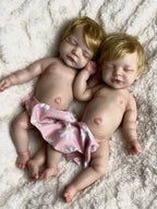 Image of Reborn Baby Dolls 1 Pc 10Inch Cuddly Full Solid Soft Silicone Reborn