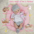 Image of Reborn Baby Dolls 14 Inch Full Silicone Reborn Baby Dolls Boy Girl