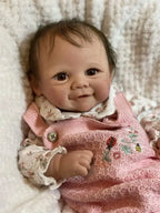 Image of Reborn Baby Dolls 18Inch Vivienne Bebê Can Open Mouth Reborn Baby
