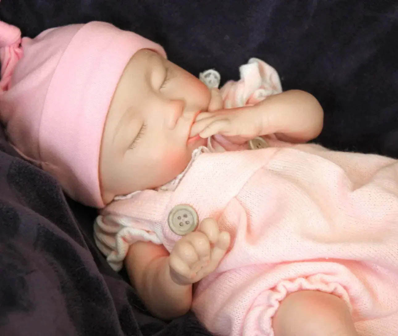 Image of Reborn Baby Dolls Can Drink And Wet 33Cm Washable Solid Silicone Bebe