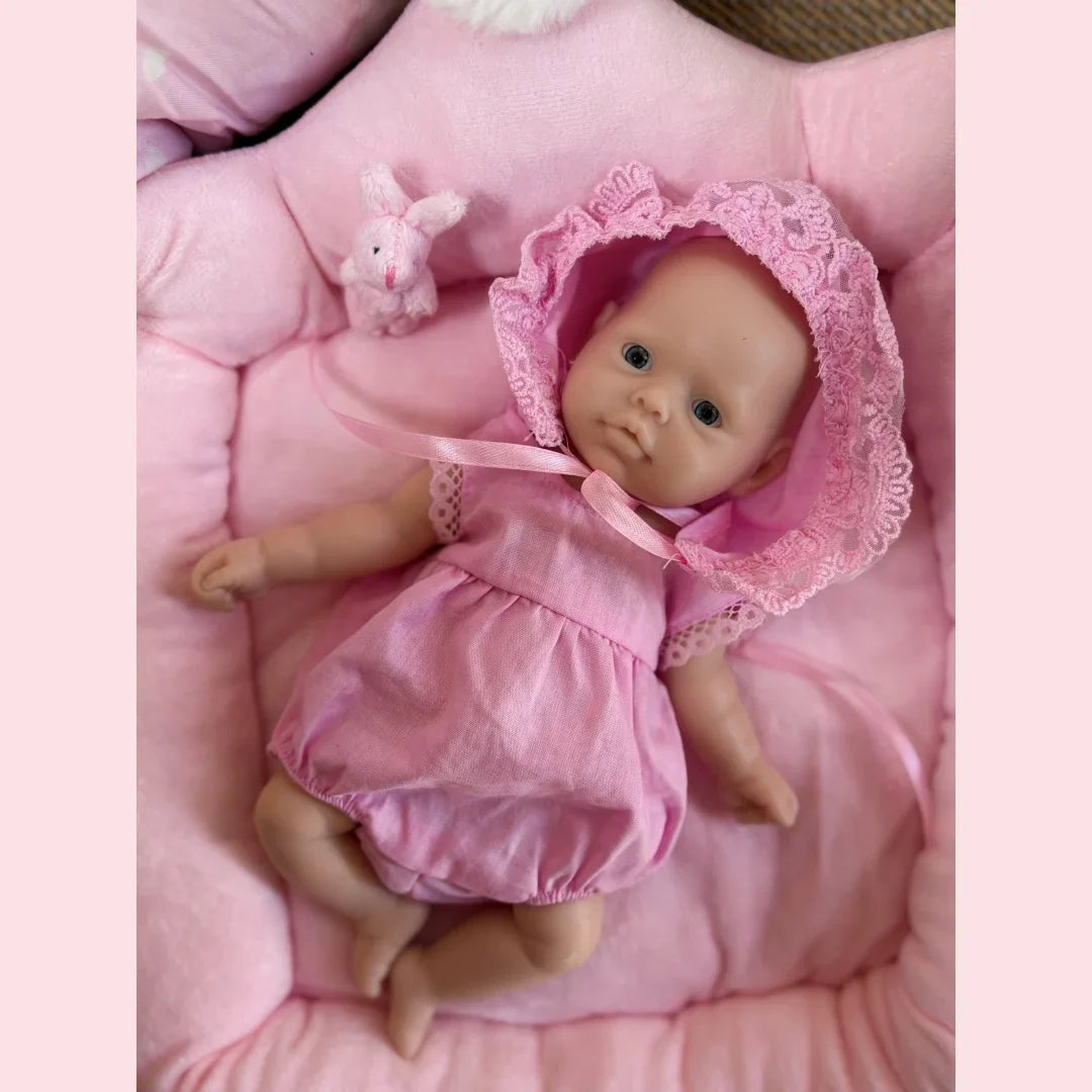 Image of Reborn Baby Dolls 10Inch /2 Styles Washable Unpainted Open Eyes Solid