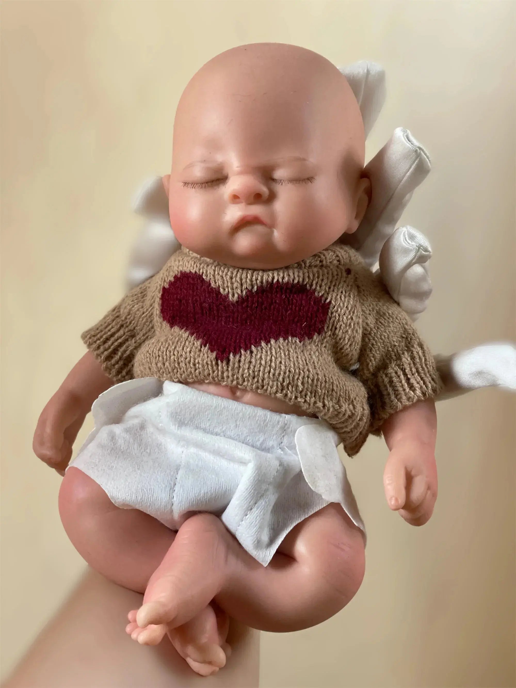 Image of Reborn Baby Dolls 10Inch Silicone Boy Reborn Baby Doll Full Body Soft