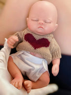 Image of Reborn Baby Dolls 10Inch Silicone Boy Reborn Baby Doll Full Body Soft