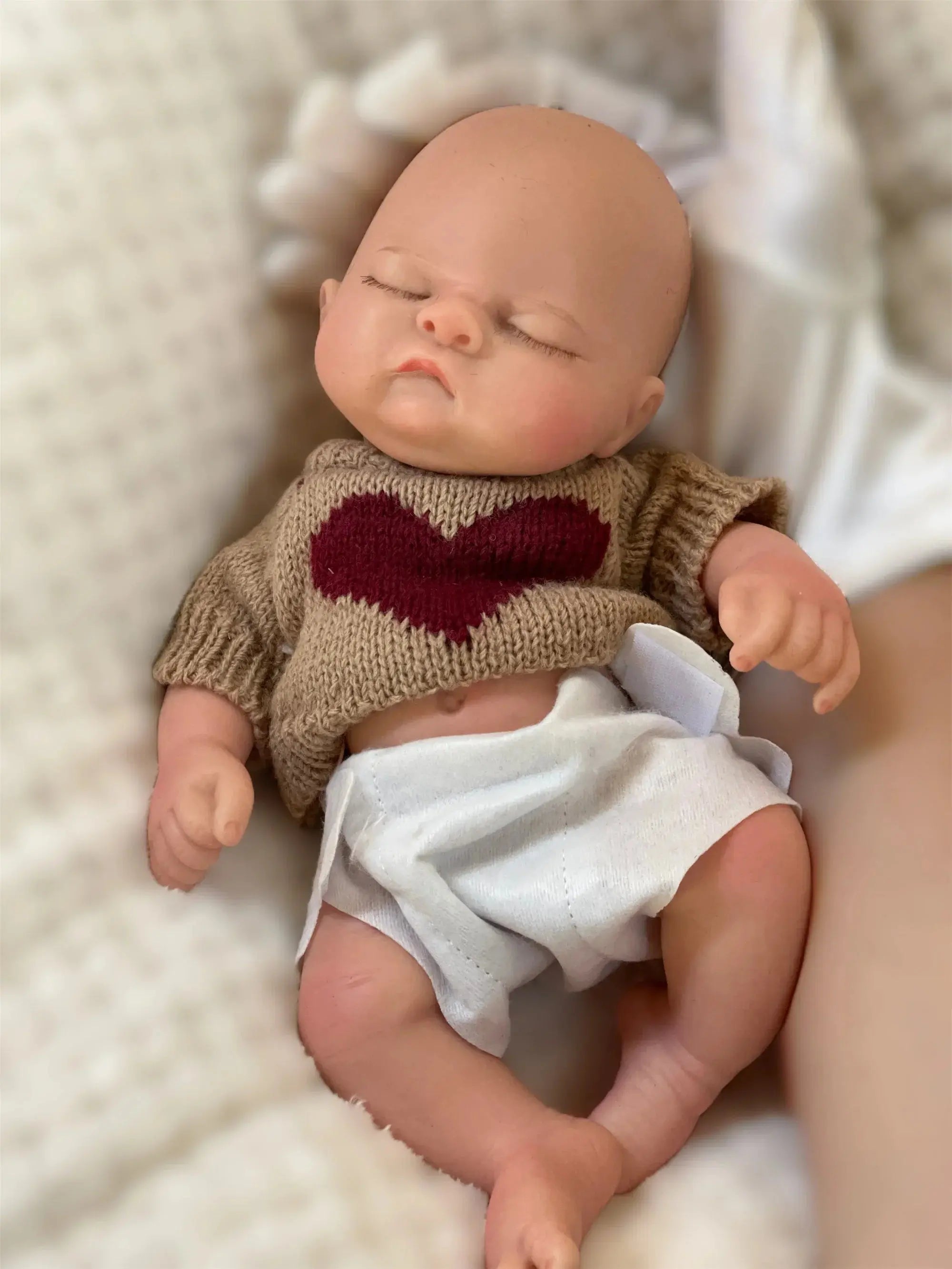 Image of Reborn Baby Dolls 10Inch Silicone Boy Reborn Baby Doll Full Body Soft