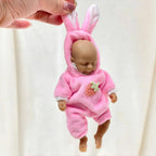 Image of Reborn Baby Dolls 15Cm Painted Full Body Solid Silicone Reborn Mini