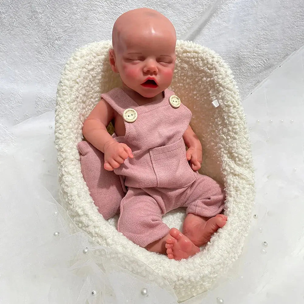 Image of Reborn Baby Dolls 18" 100% Full Silicone Newborn Doll Soft Reborn