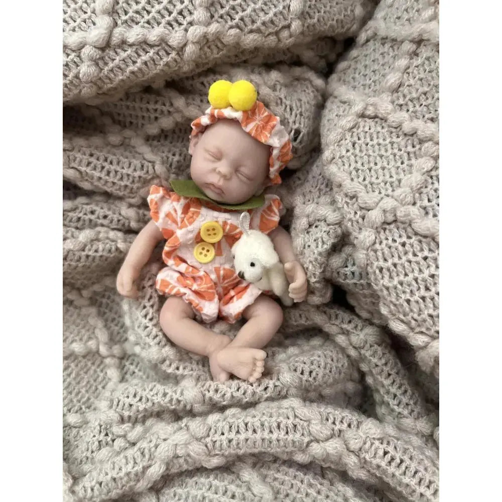 Image of Reborn Baby Dolls 6 Inch Reborn Baby Doll Realistic Miniature