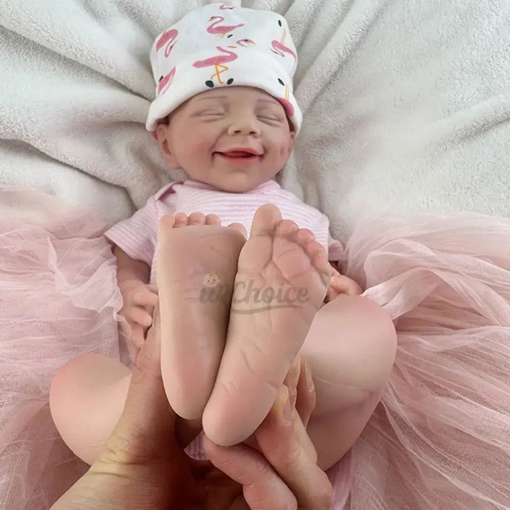 Image of Reborn Baby Dolls 18Inch Baby Girl Full Body Soft Silicone Reborn