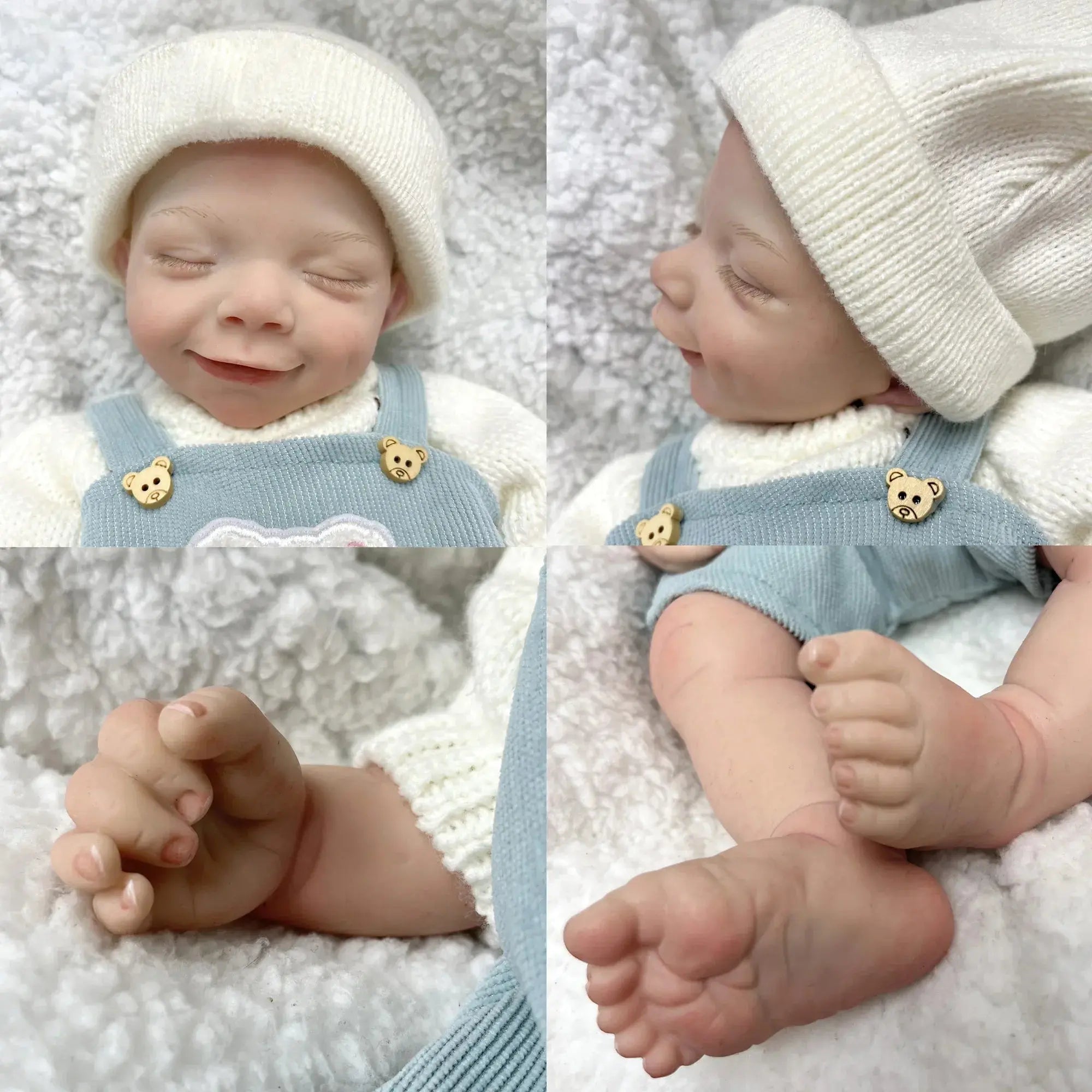 Image of Reborn Baby Dolls 42Cm April Whole Body Solid Silicone Bebe Reborn
