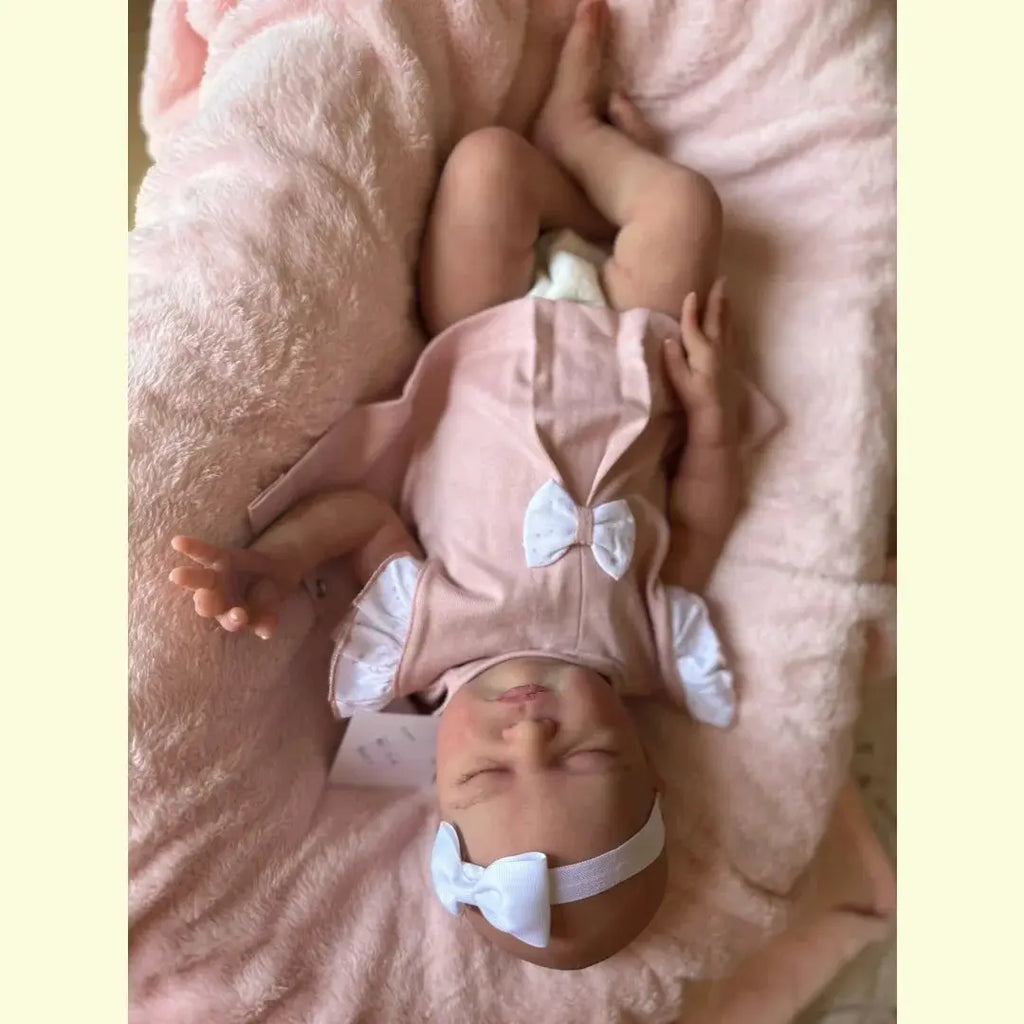 Image of Reborn Baby Dolls 18Inch Washable Laura Solid Silicone Bebe Reborn